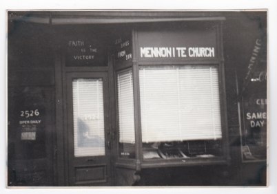 Church storefront